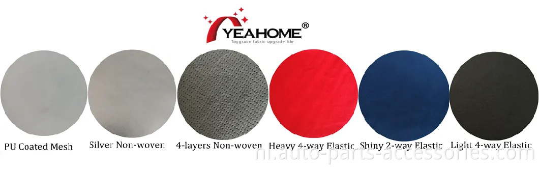 Ademende autoverdekken Polyester 4-weg elastische patchwork autoverslag